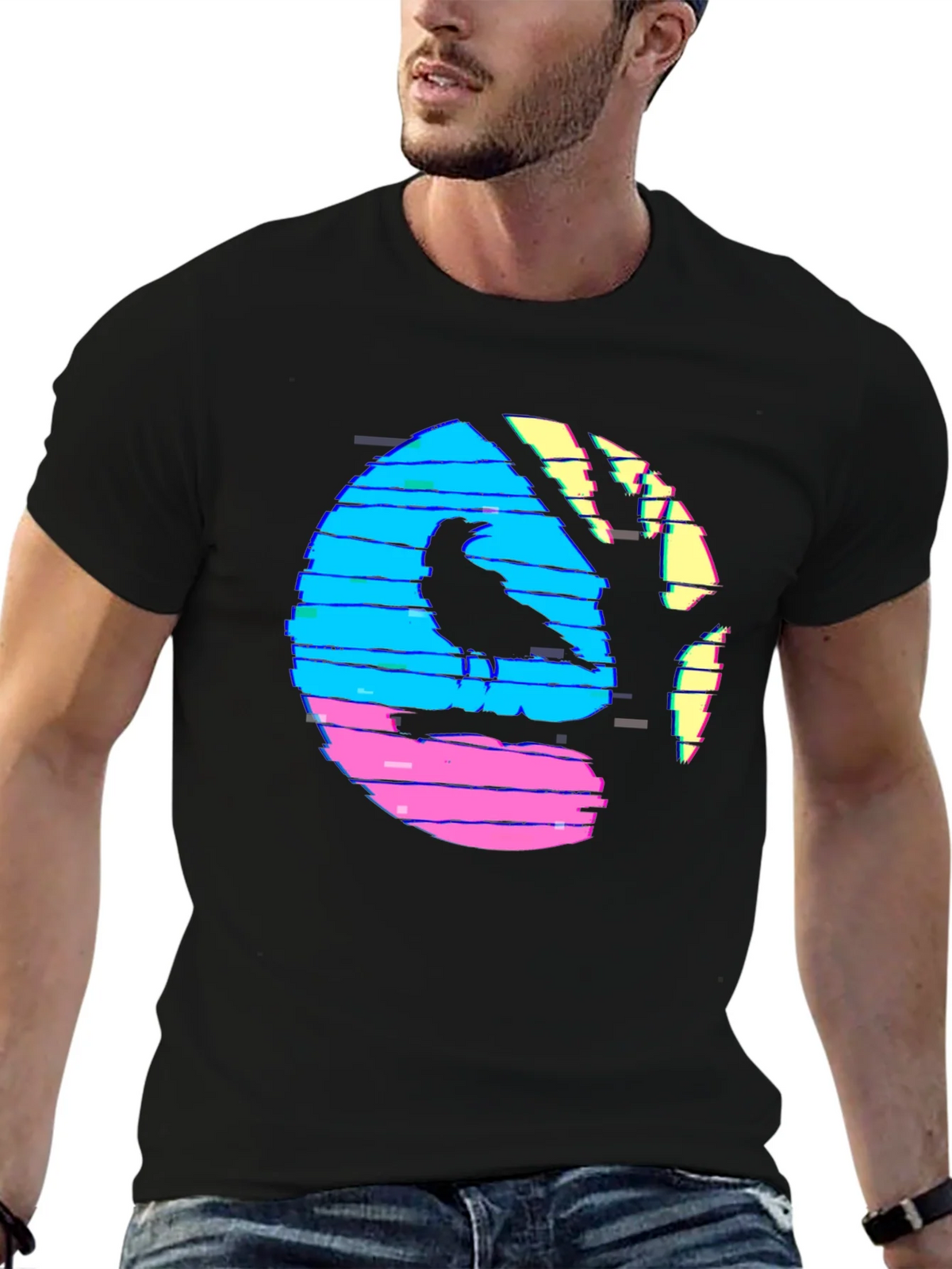 Retro Crow Graphic Tee product image 6