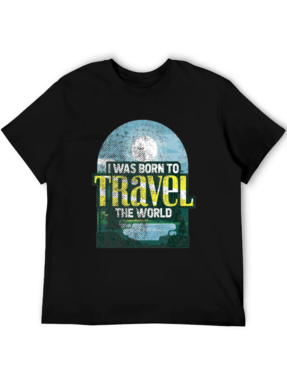 Born to Travel Graphic Tee - Black product image 5