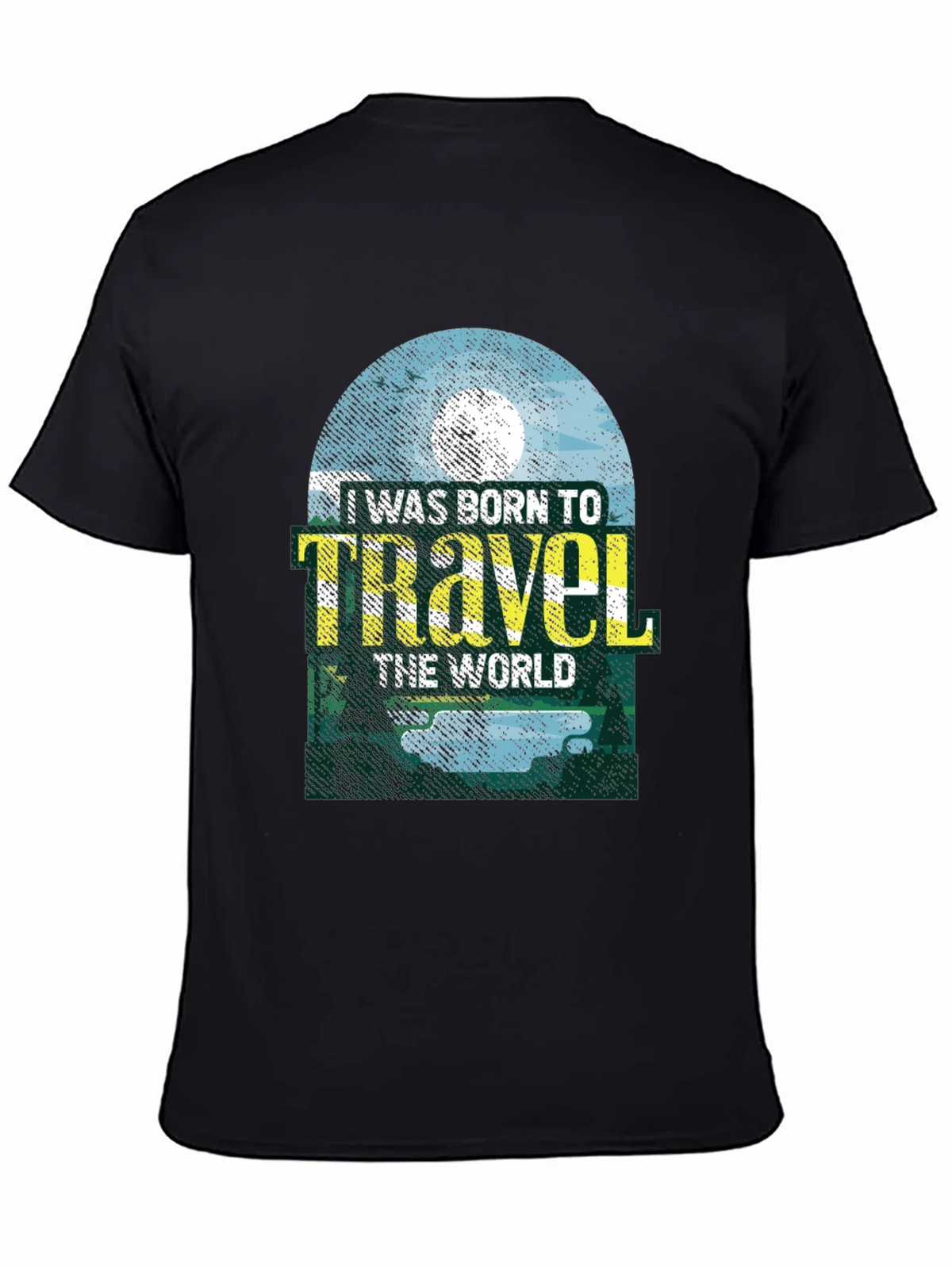 Born to Travel Graphic Tee - Black product image 4