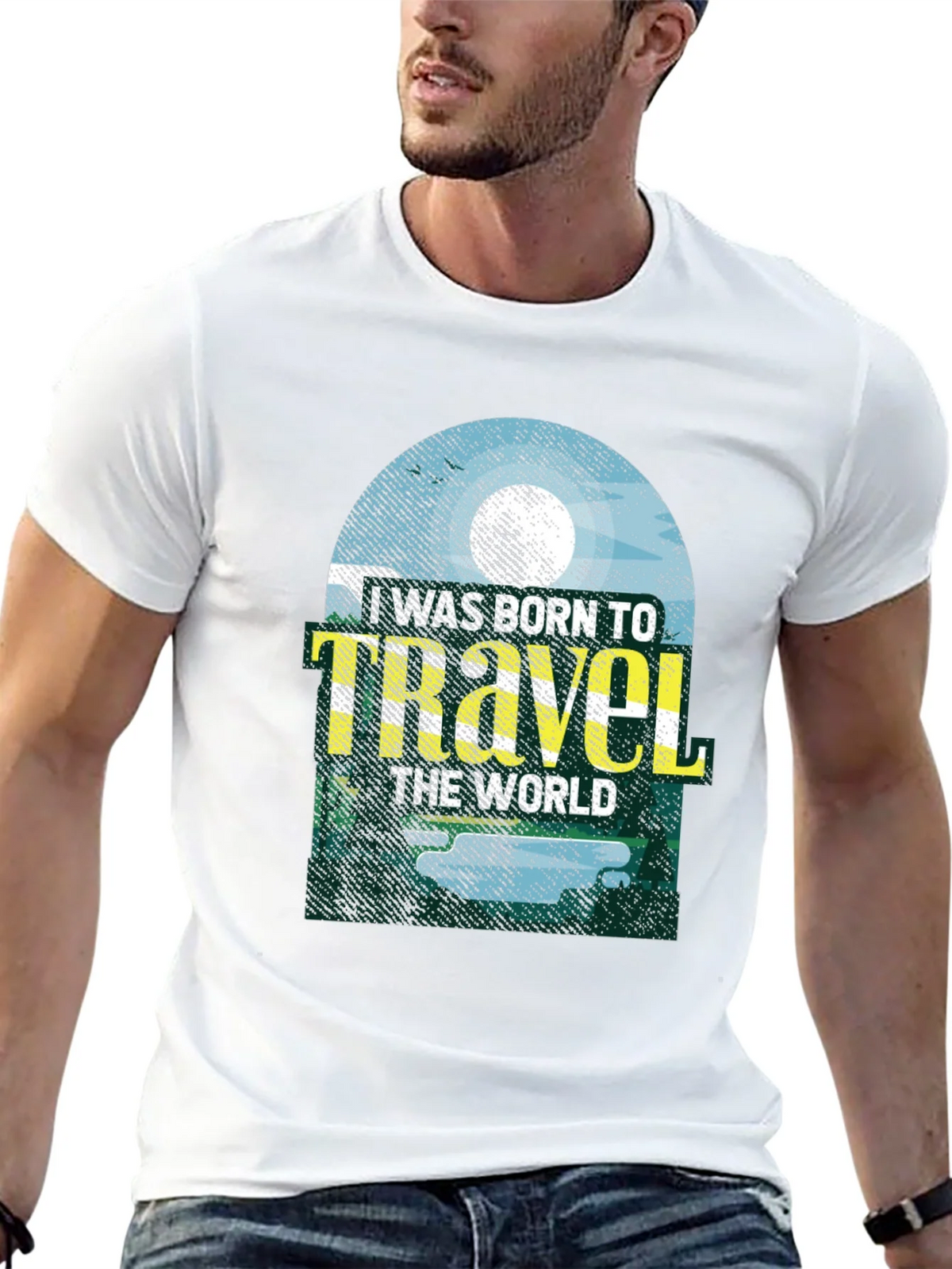 Born to Travel Graphic Tee - Black product image 12