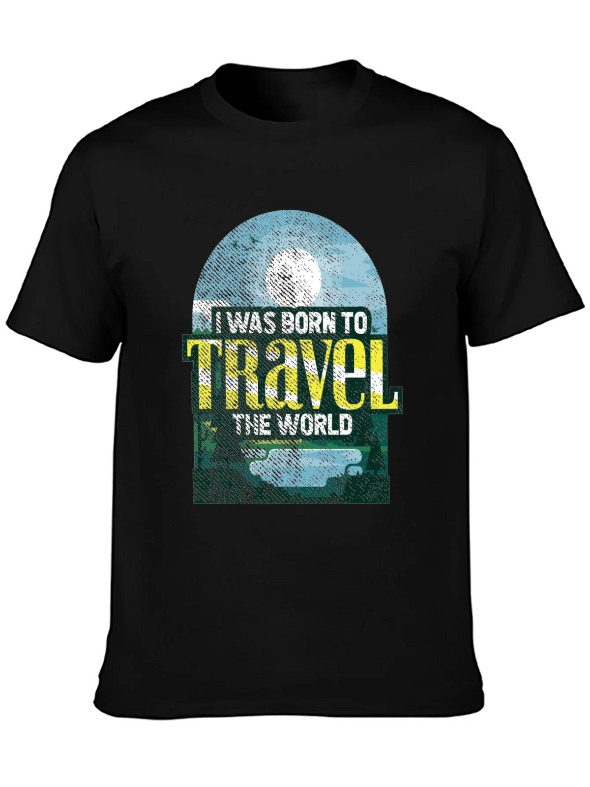 Born to Travel Graphic Tee - Black product image 3
