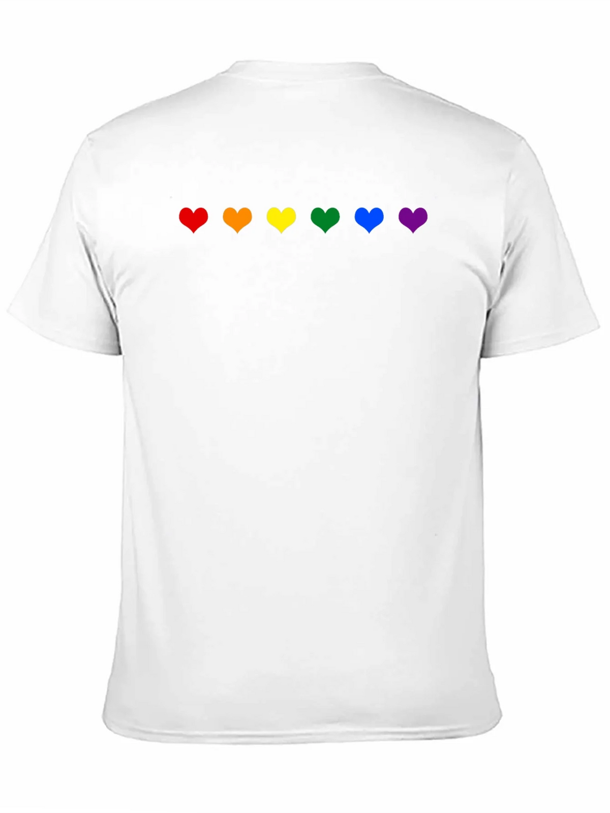 Rainbow Hearts Pride T-Shirt - Black product image 10