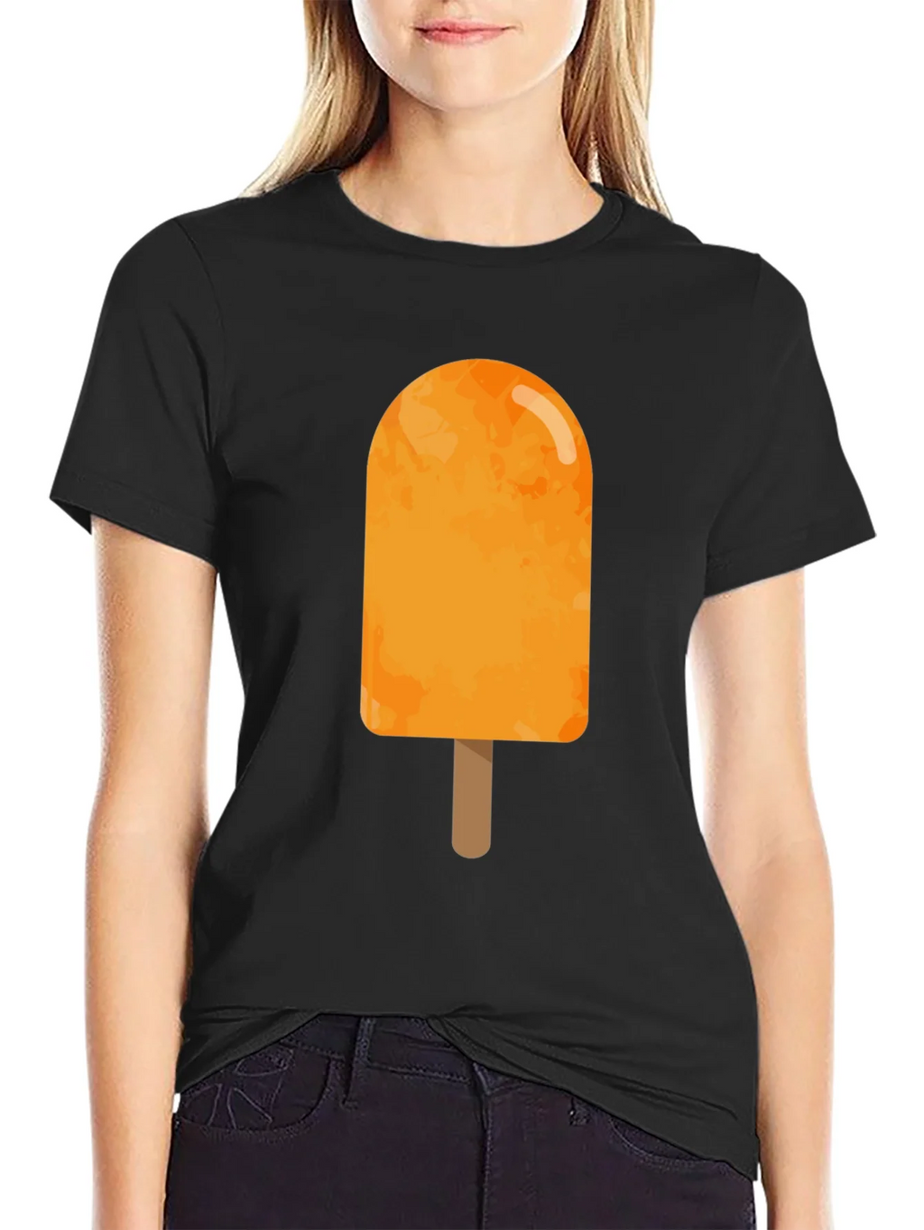 Orange Popsicle Graphic Tee - Summer Cool product image 2