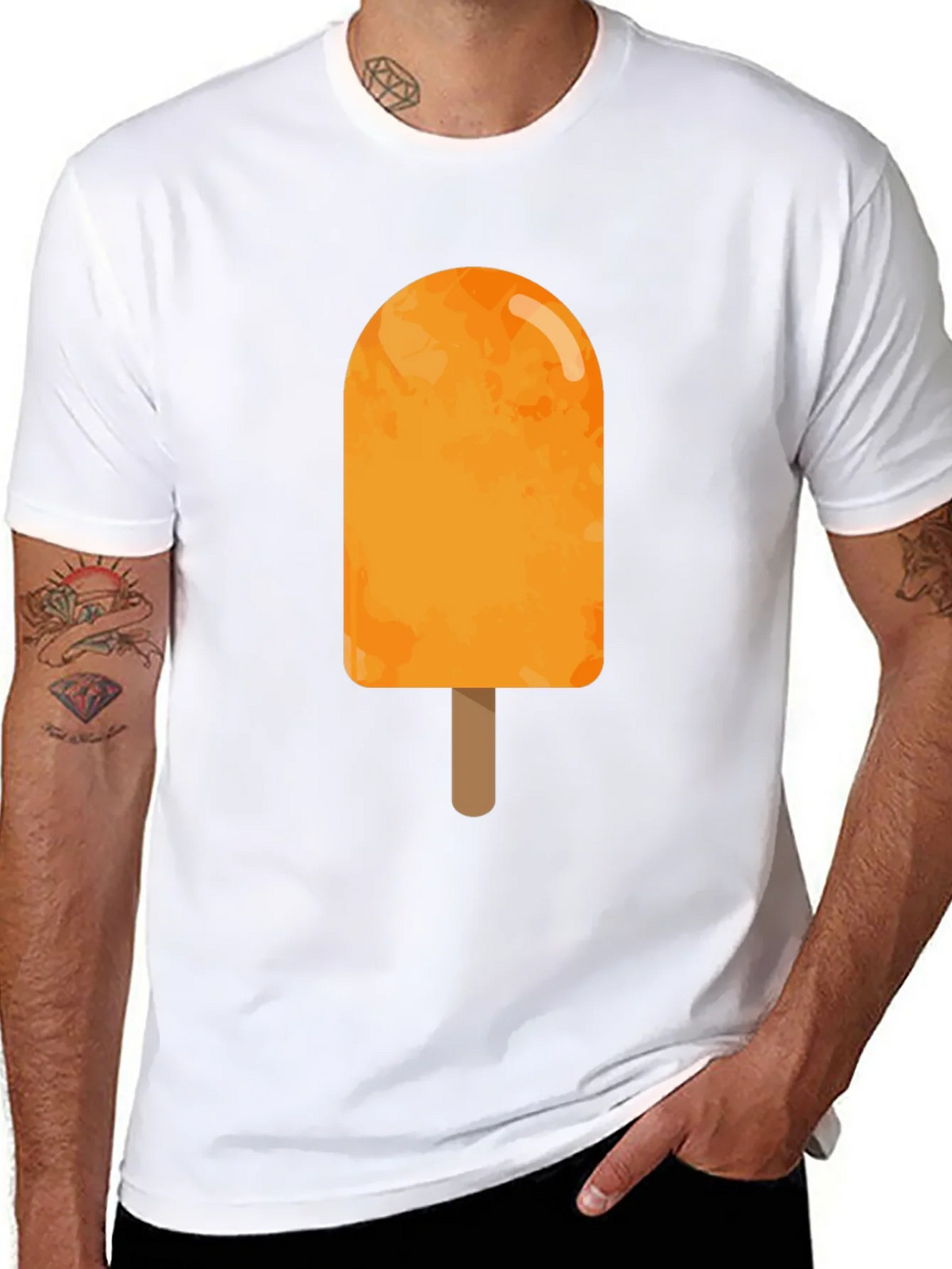 Orange Popsicle Graphic Tee - Summer Cool product image 7