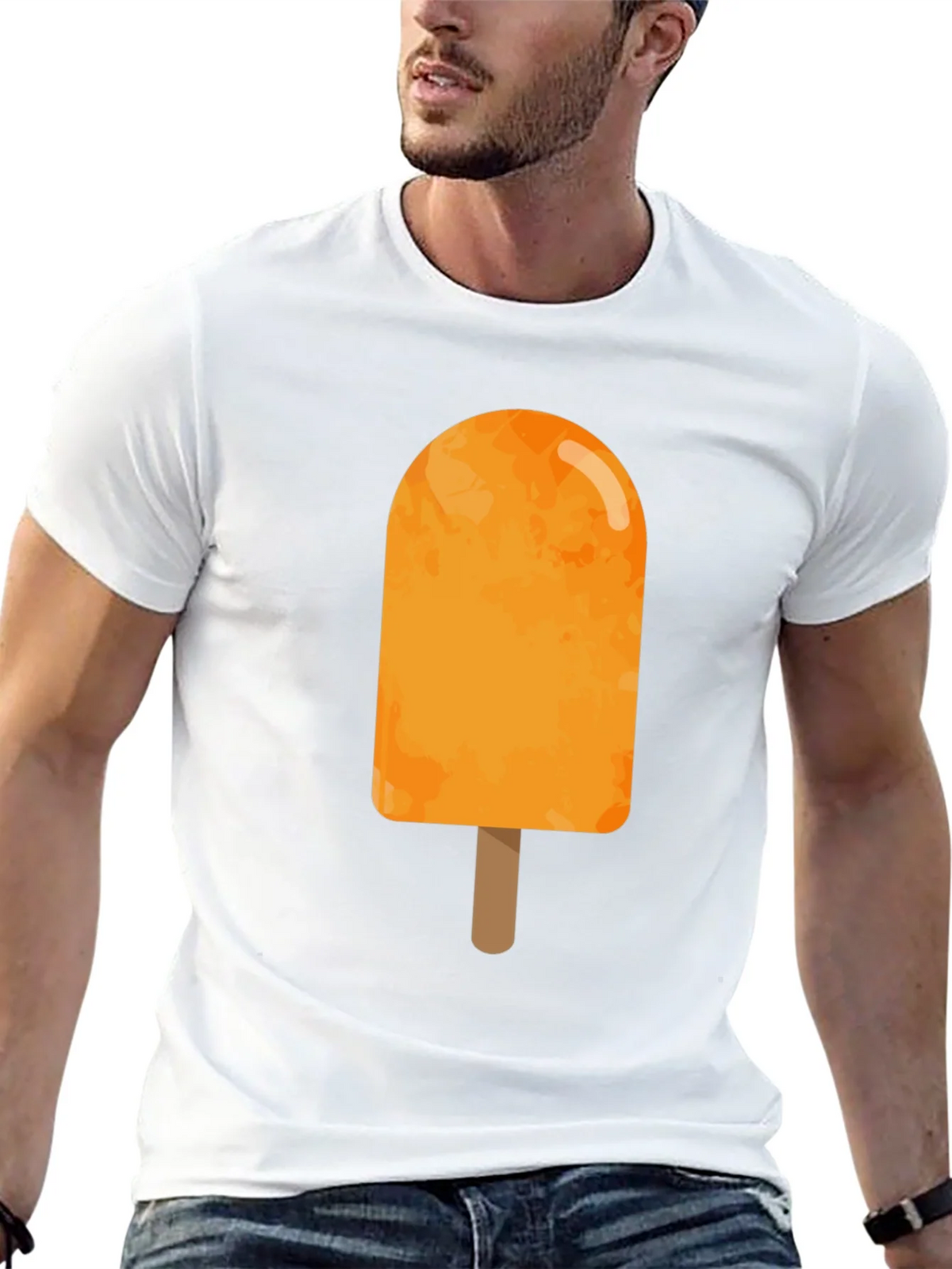 Orange Popsicle Graphic Tee - Summer Cool product image 12