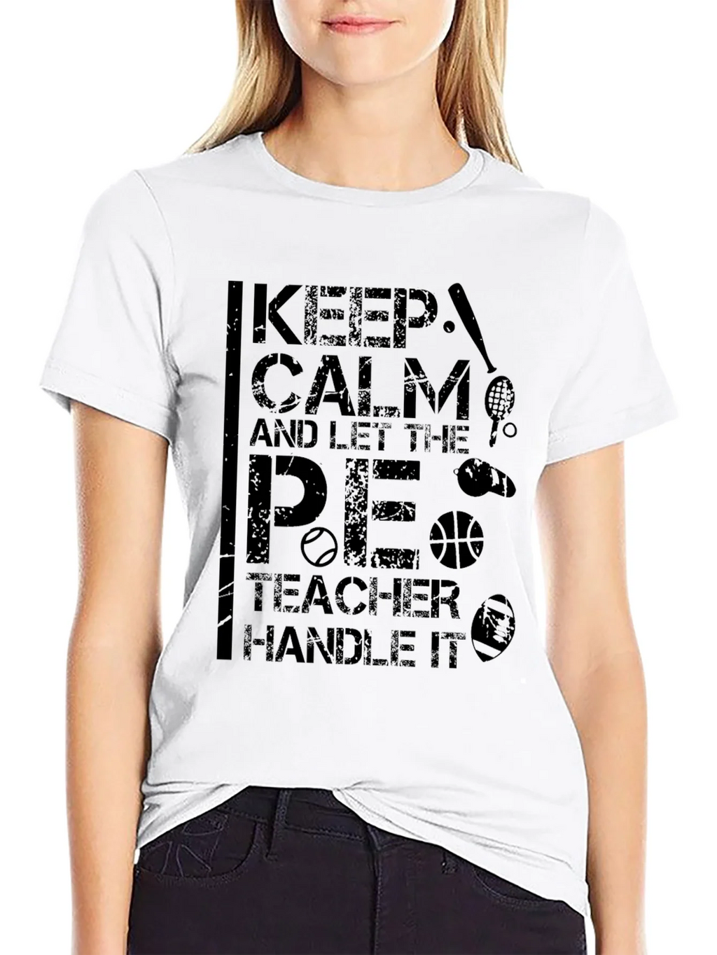 Keep Calm P.E. Teacher T-Shirt product image 8