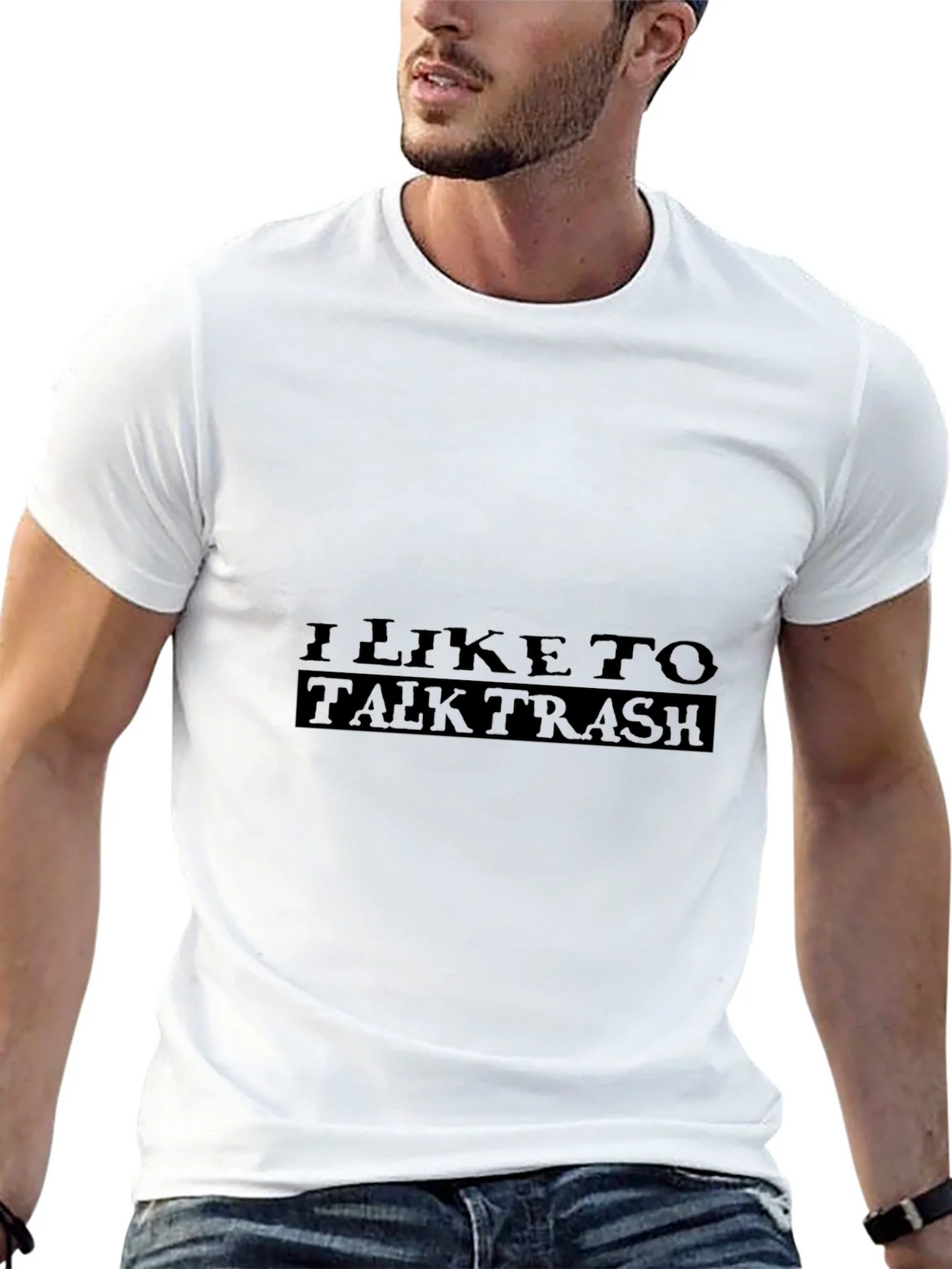 I Like to Talk Trash Graphic Tee - Black product image 12