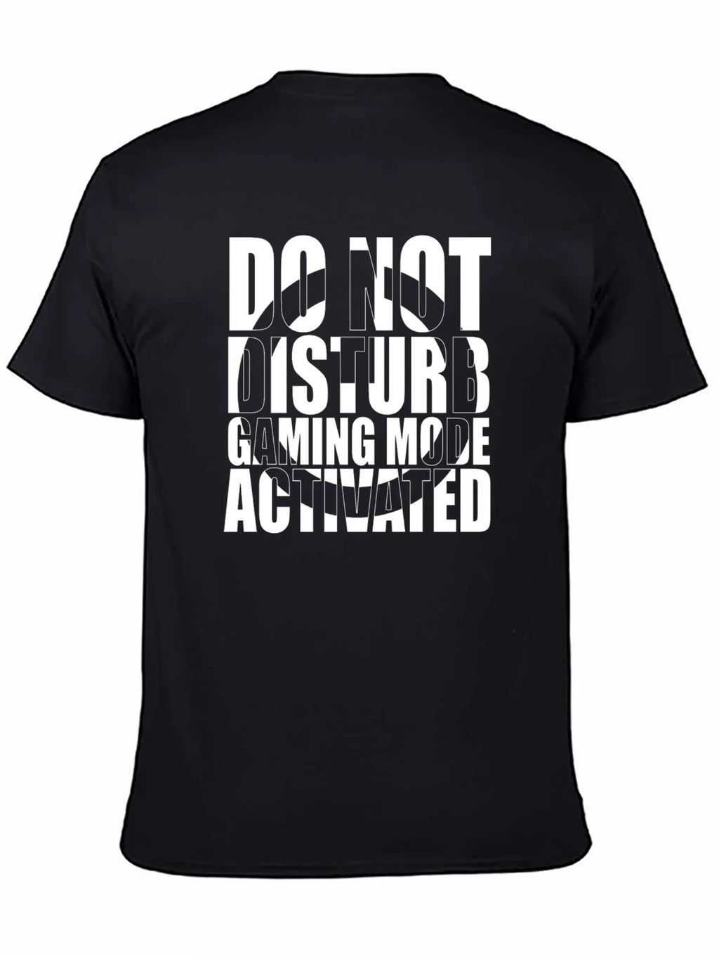 Do Not Disturb Gaming Mode Activated Black T-Shirt product image 4