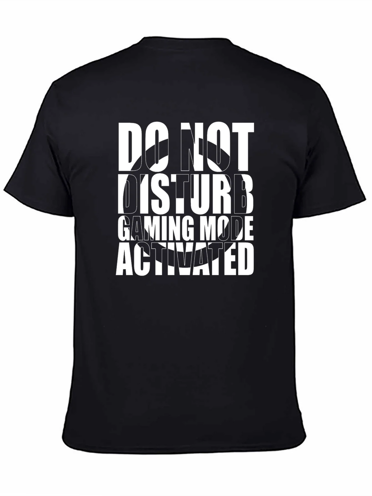 Do Not Disturb Gaming Mode Activated Black T-Shirt product image 4