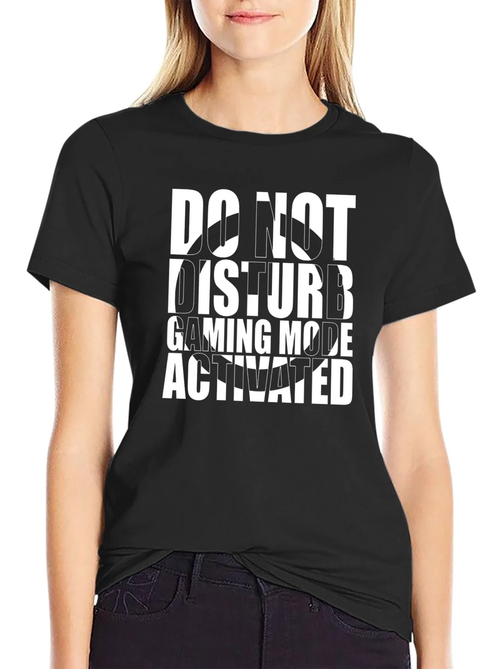 Do Not Disturb Gaming Mode Activated Black T-Shirt product image 2