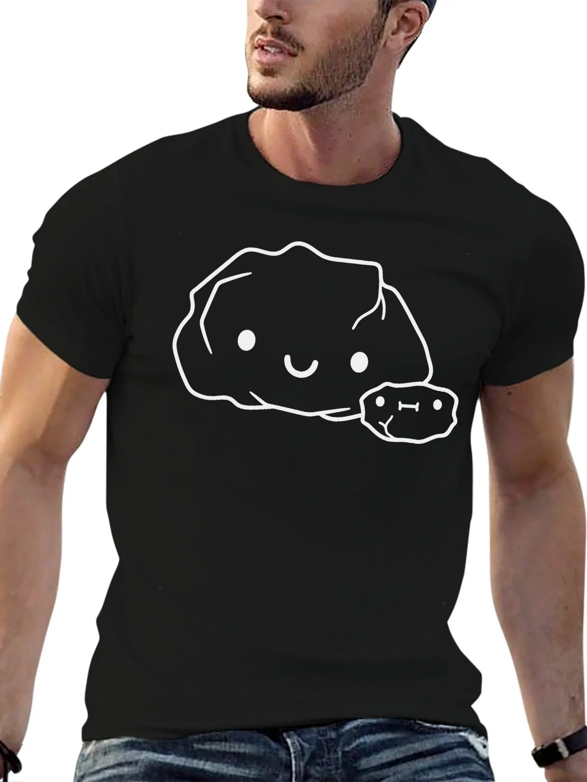 Cute Rock Family Black T-Shirt product image 6