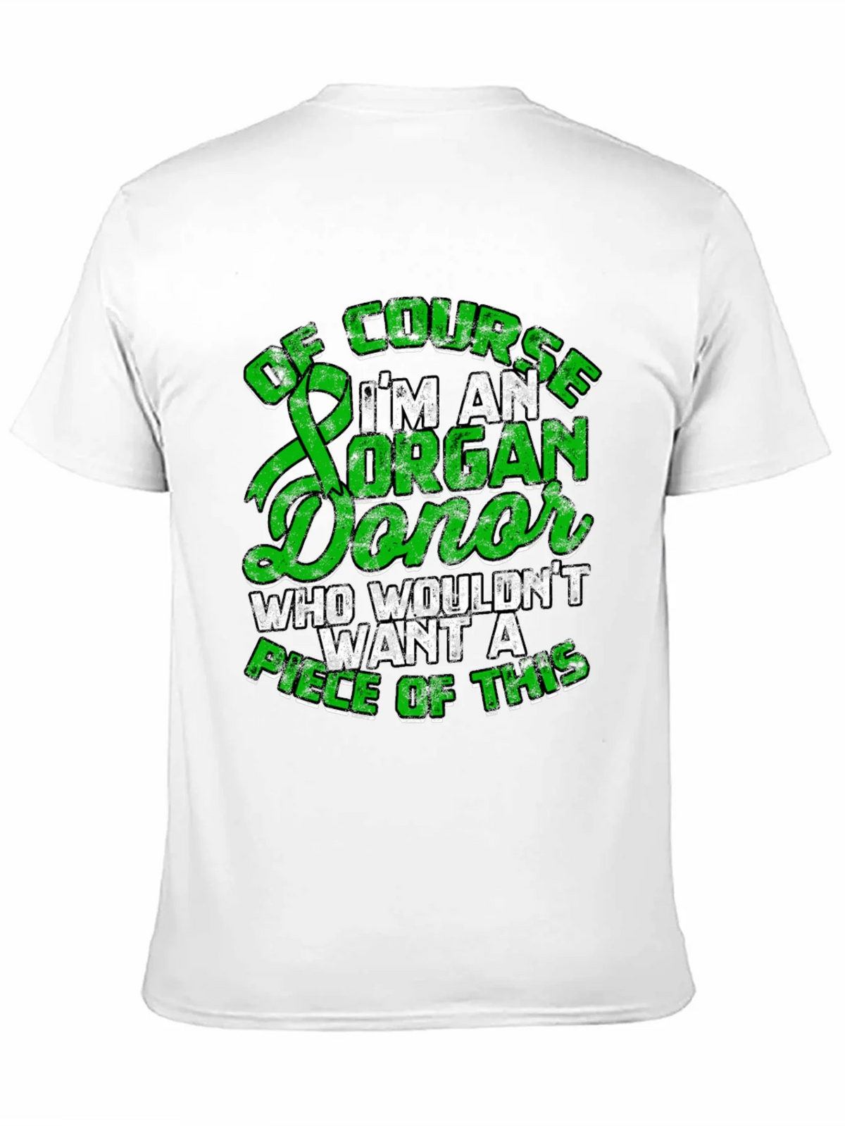 Organ Donor T-Shirt - Green Ribbon Design product image 10
