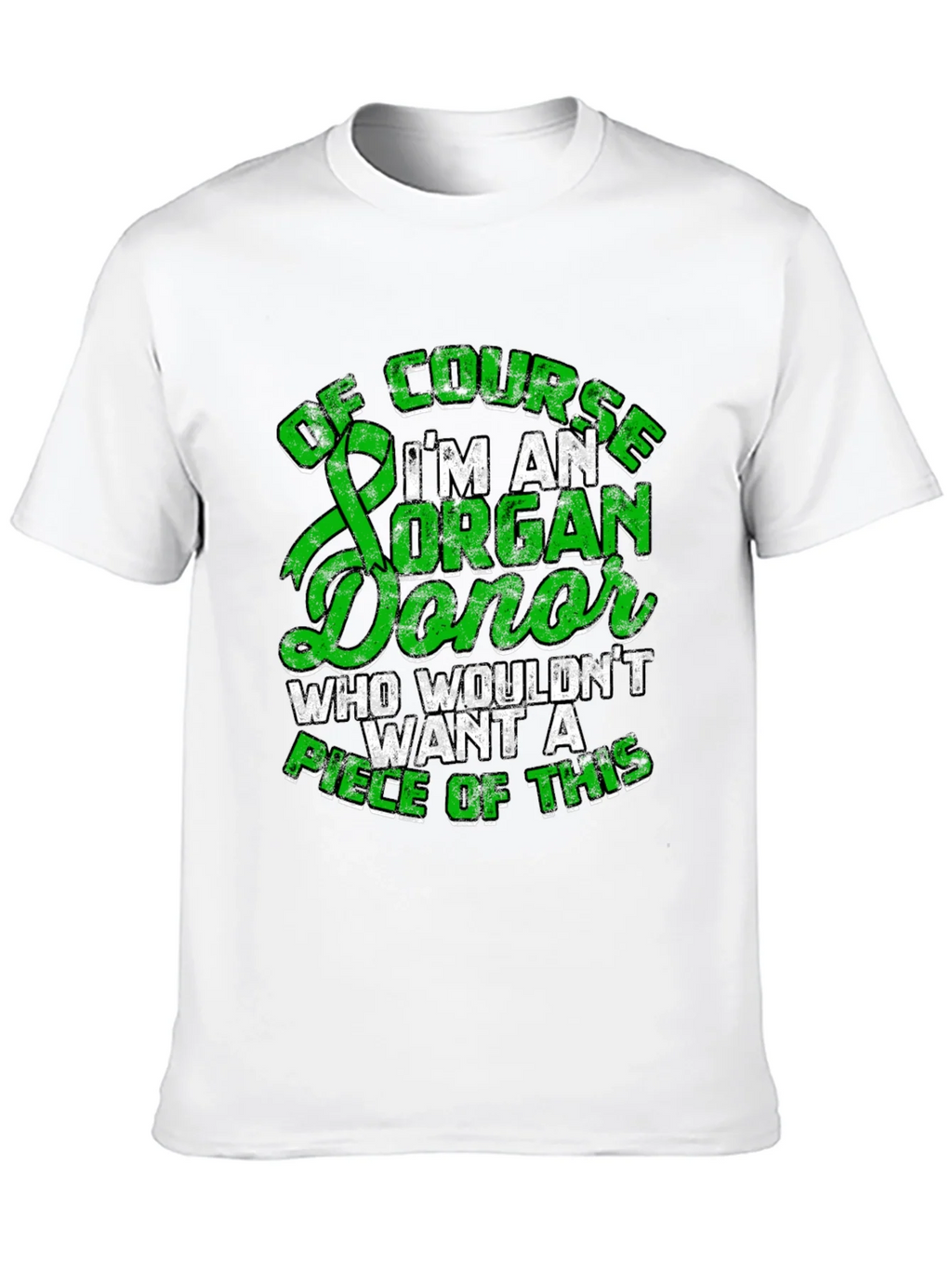 Organ Donor T-Shirt - Green Ribbon Design product image 9