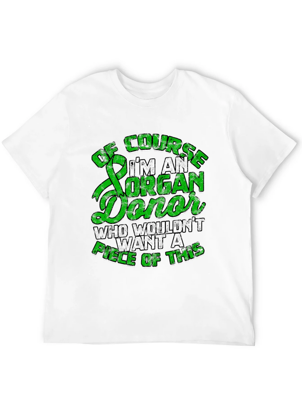 Organ Donor T-Shirt - Green Ribbon Design product image 11