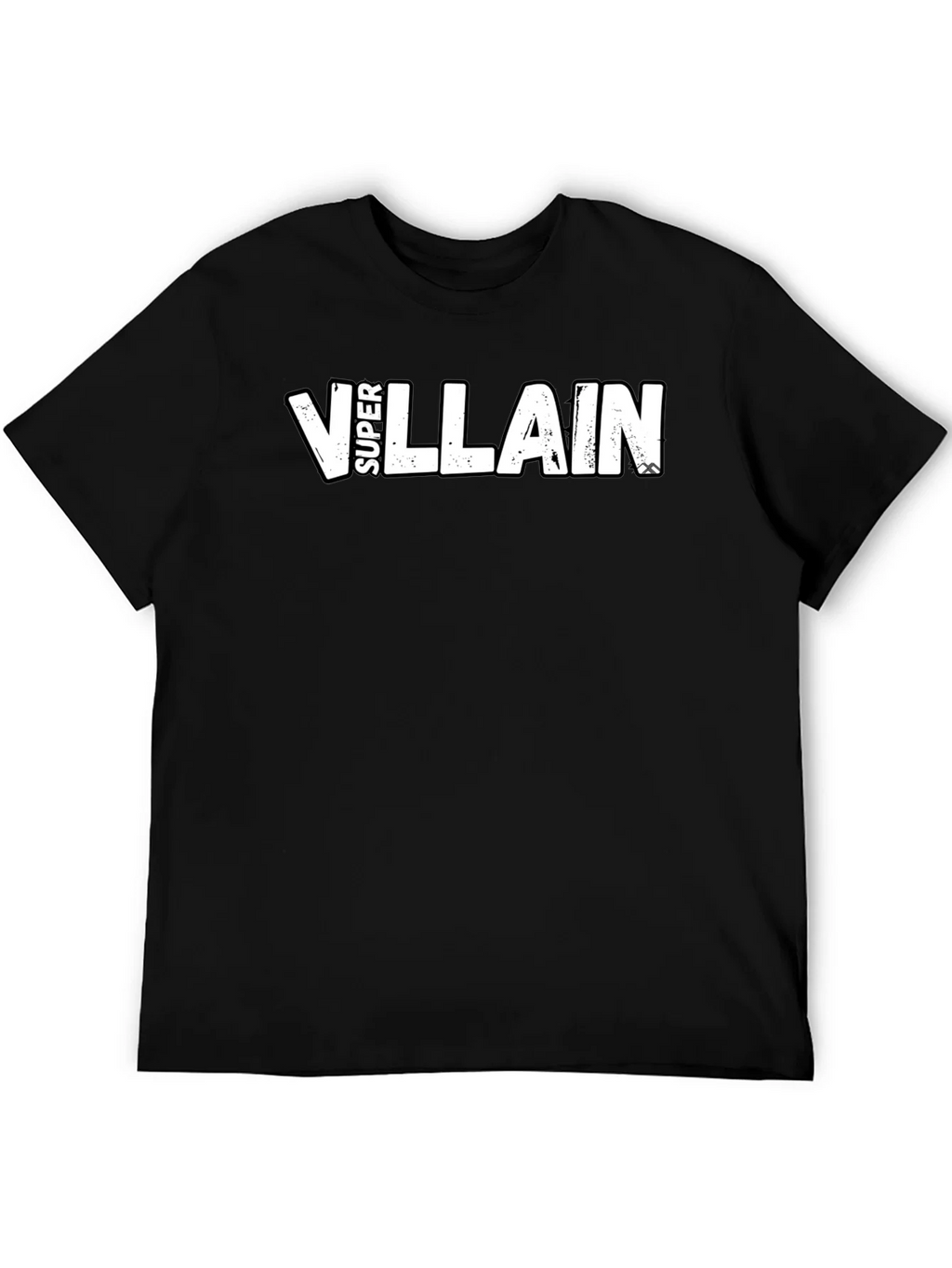 Super Villain Graphic Tee - Black Cotton Blend product image 5