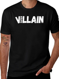 Super Villain Graphic Tee - Black Cotton Blend product image 1
