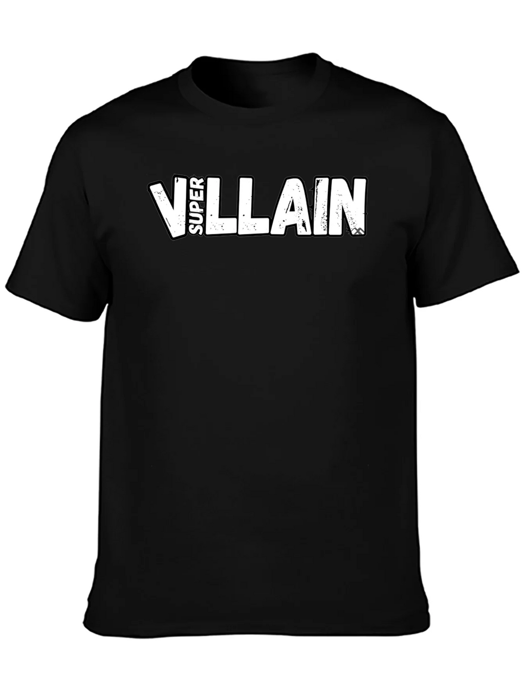 Super Villain Graphic Tee - Black Cotton Blend product image 3