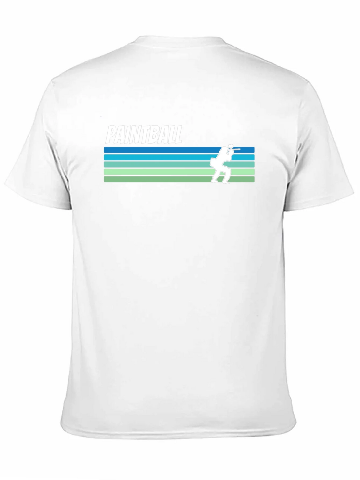 Paintball Retro Style Black T-Shirt product image 8