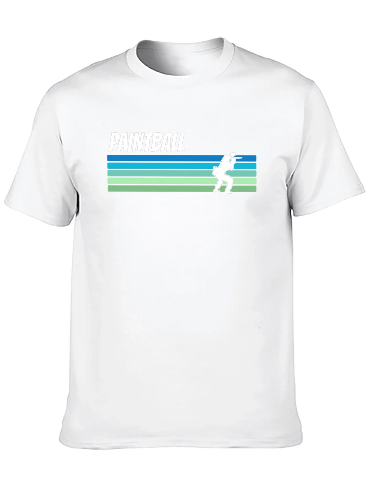 Paintball Retro Style Black T-Shirt product image 7
