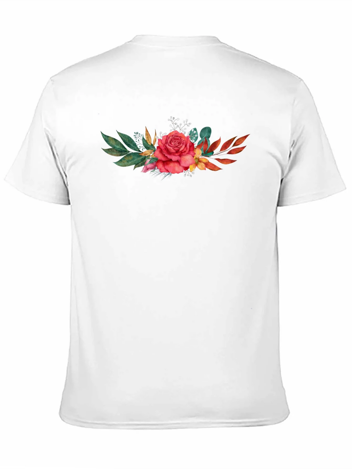 Floral Rose T-Shirt - Stylish Black Tee product image 10