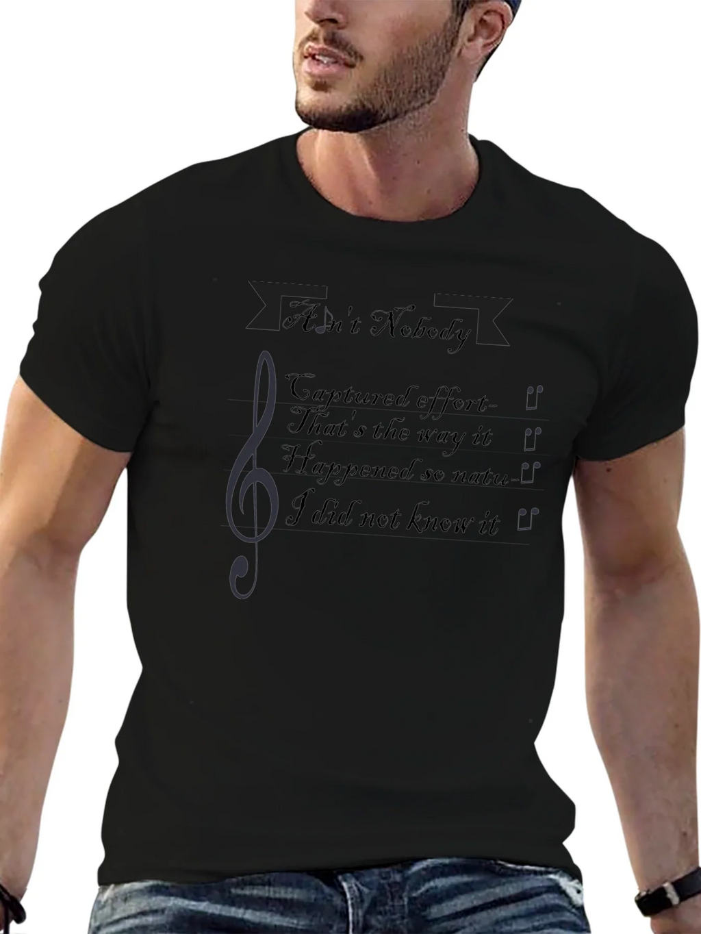 Aint Nobody Music T-Shirt product image 4