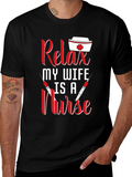 Relax My Wife Is A Nurse T-Shirt product image 1