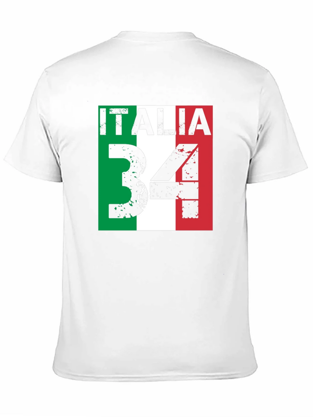 Italia 34 Graphic Tee - Italian Flag Design product image 8