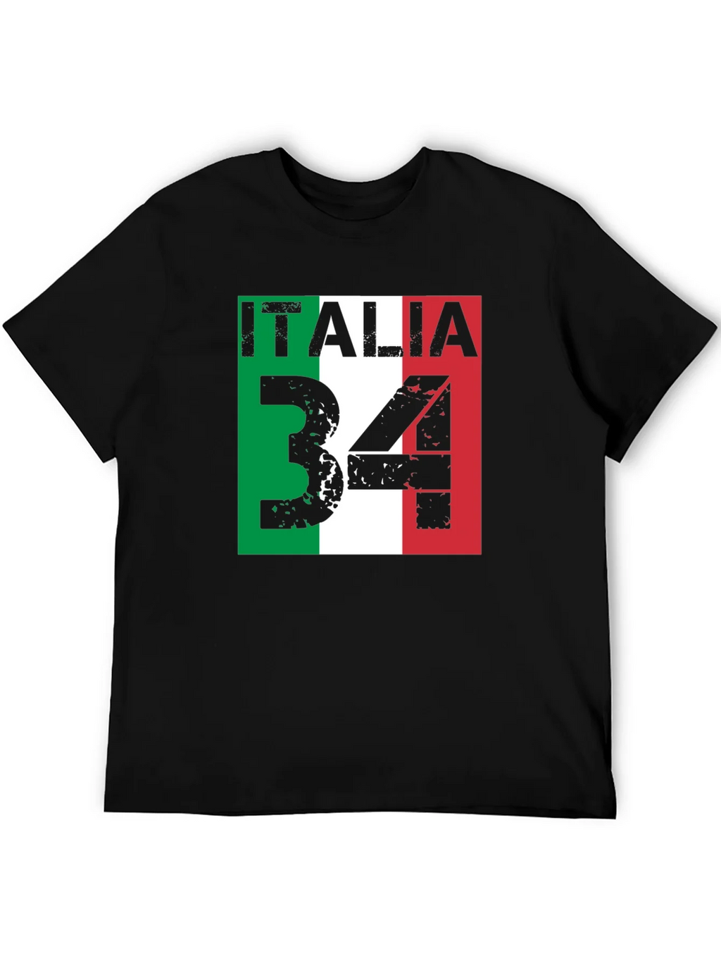 Italia 34 Graphic Tee - Italian Flag Design product image 4