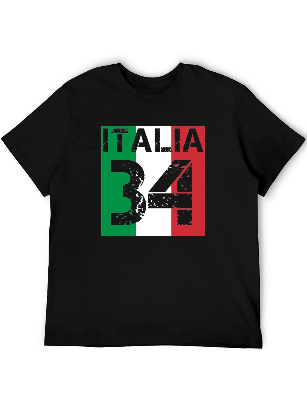 Italia 34 Graphic Tee - Italian Flag Design product image 4