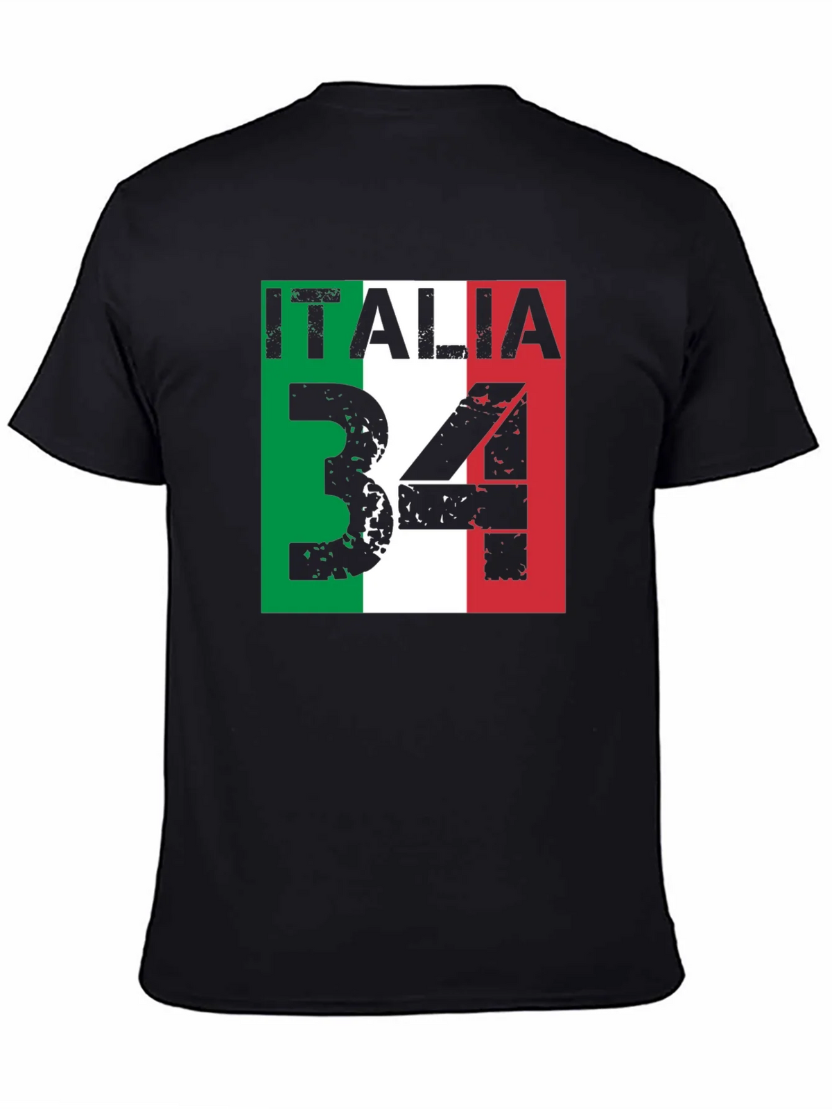 Italia 34 Graphic Tee - Italian Flag Design product image 3