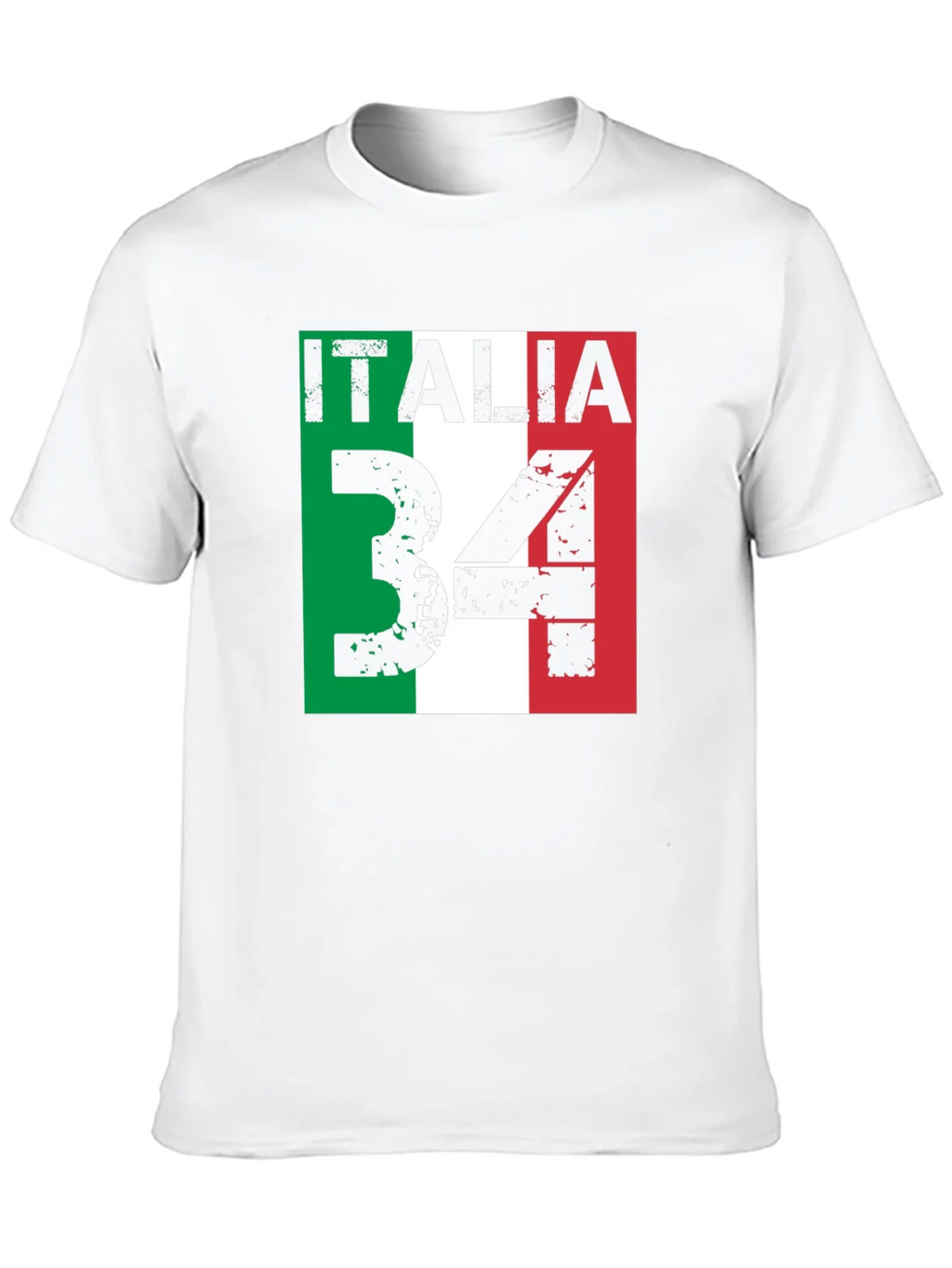 Italia 34 Graphic Tee - Italian Flag Design product image 7