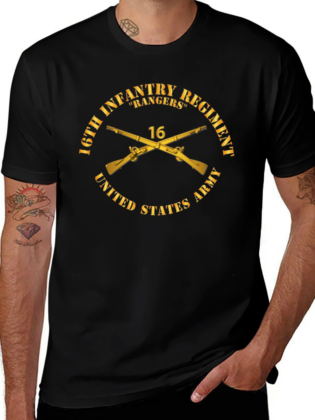 16th Infantry Regiment Rangers Graphic T-Shirt product image 1
