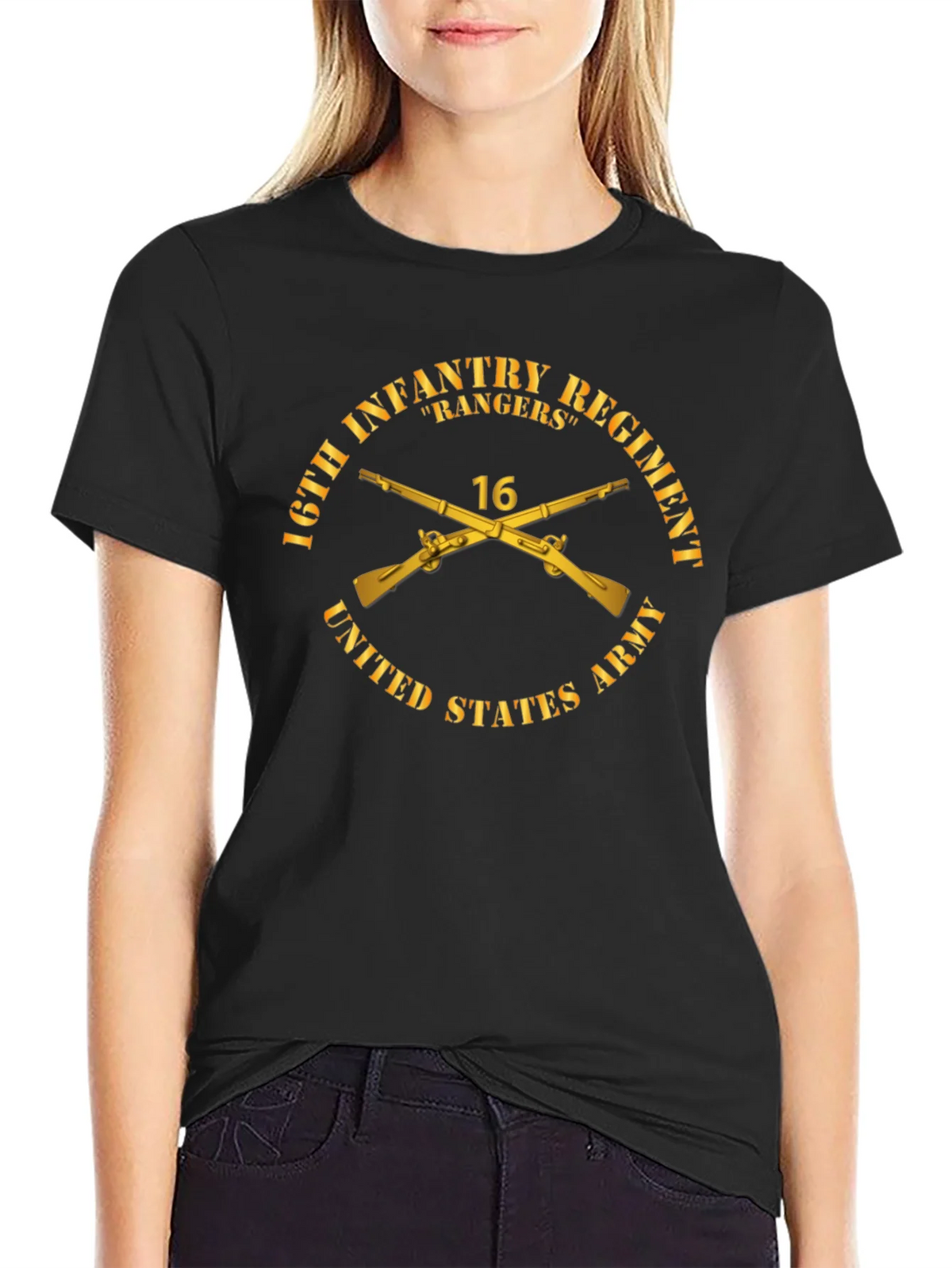 16th Infantry Regiment Rangers Graphic T-Shirt product image 2