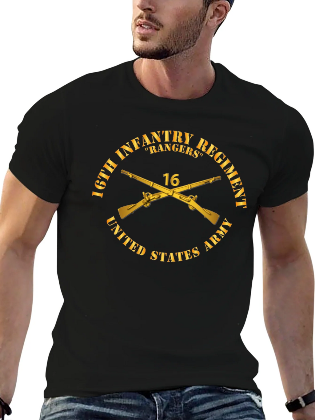 16th Infantry Regiment Rangers Graphic T-Shirt product image 6
