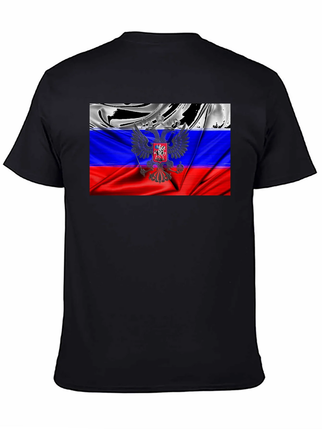 Russian Flag T-Shirt - Patriotic Eagle Design product image 2