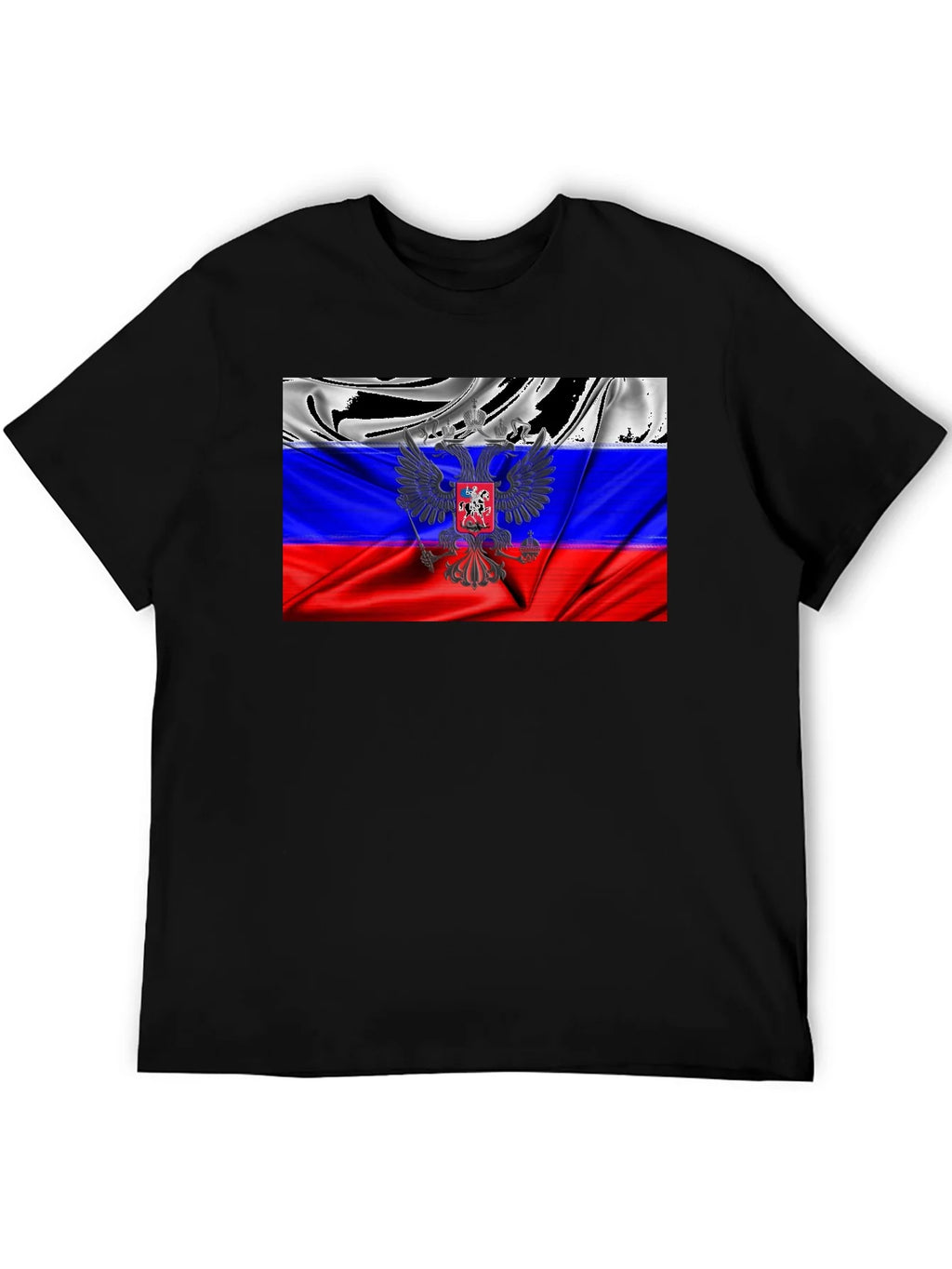 Russian Flag T-Shirt - Patriotic Eagle Design product image 3