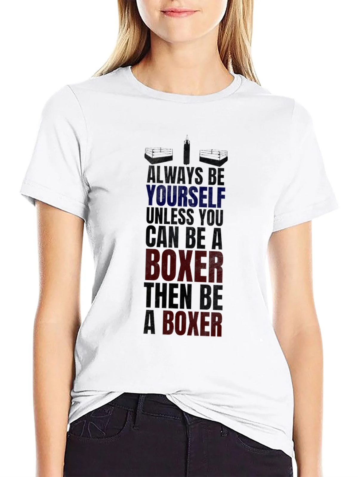 Boxer Graphic Tee - Always Be Yourself Boxing T-Shirt product image 8
