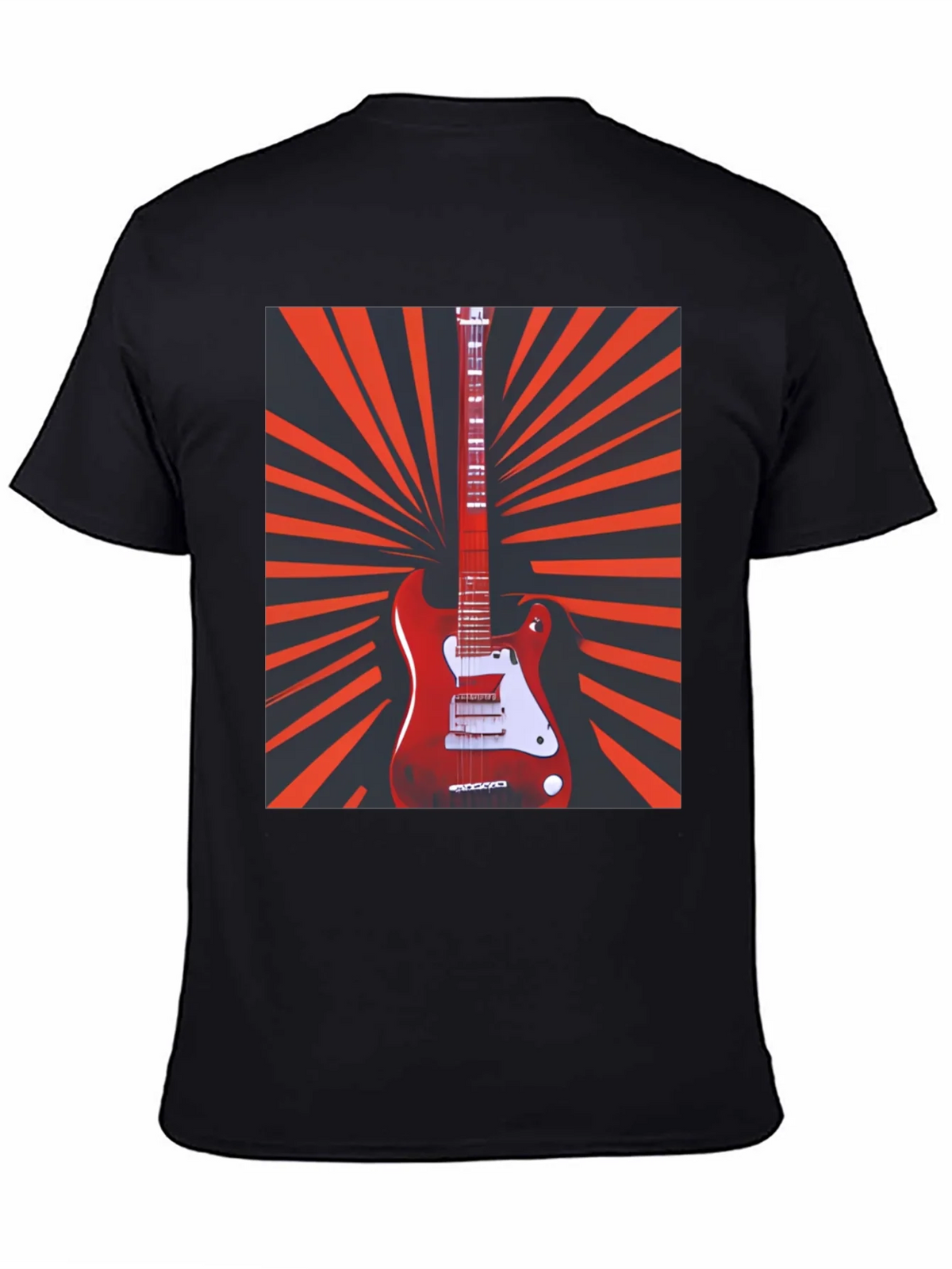 Electric Guitar Graphic T-Shirt - Retro Music Tee product image 3