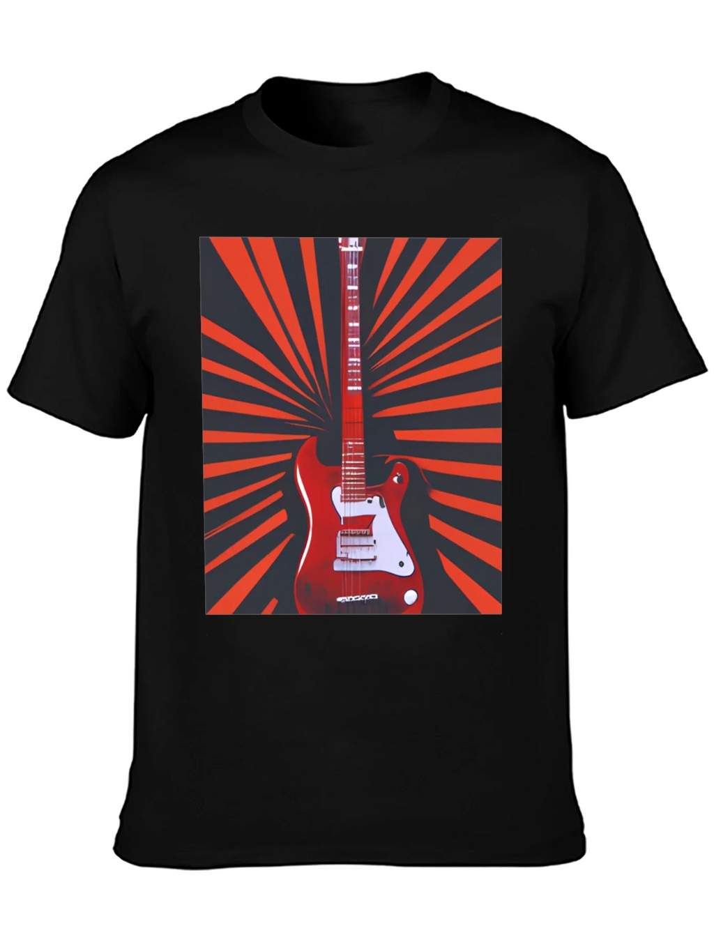 Electric Guitar Graphic T-Shirt - Retro Music Tee product image 2