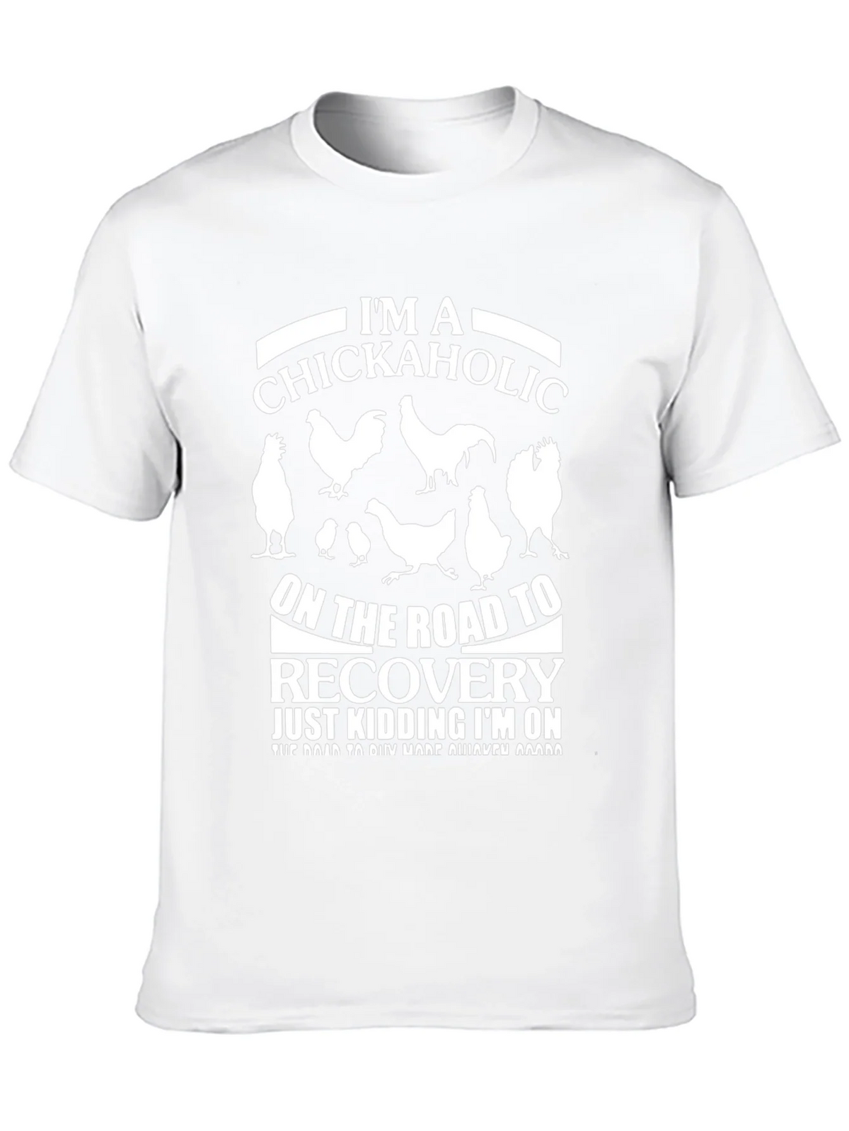 Im a Chickaholic T-Shirt - Funny Chicken Lover Tee product image 9