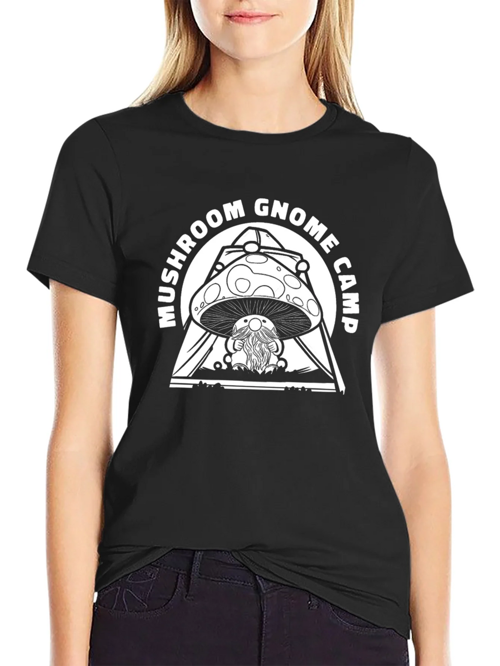 Mushroom Gnome Camp T-Shirt product image 2