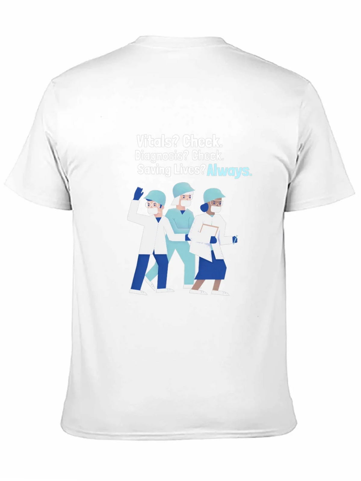 Healthcare Hero T-Shirt: Vitals Diagnosis Saving Lives product image 10