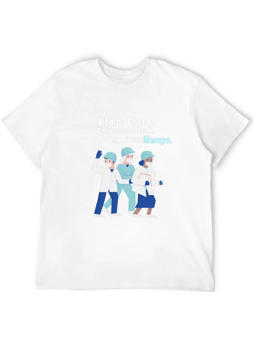 Healthcare Hero T-Shirt: Vitals Diagnosis Saving Lives product image 11