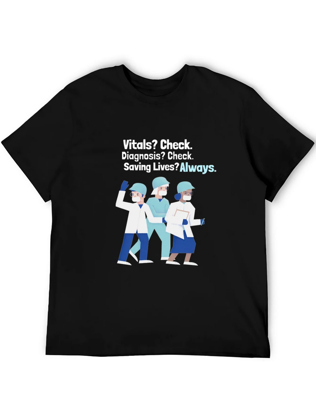 Healthcare Hero T-Shirt: Vitals Diagnosis Saving Lives product image 5