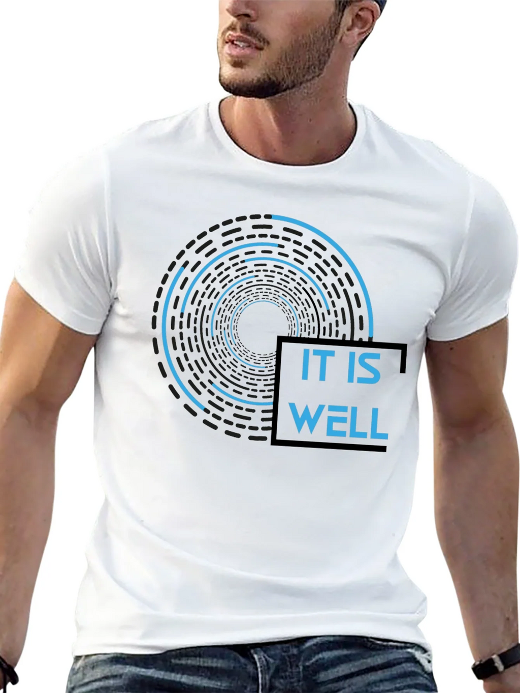It Is Well Graphic Tee - Modern Inspirational Design product image 12