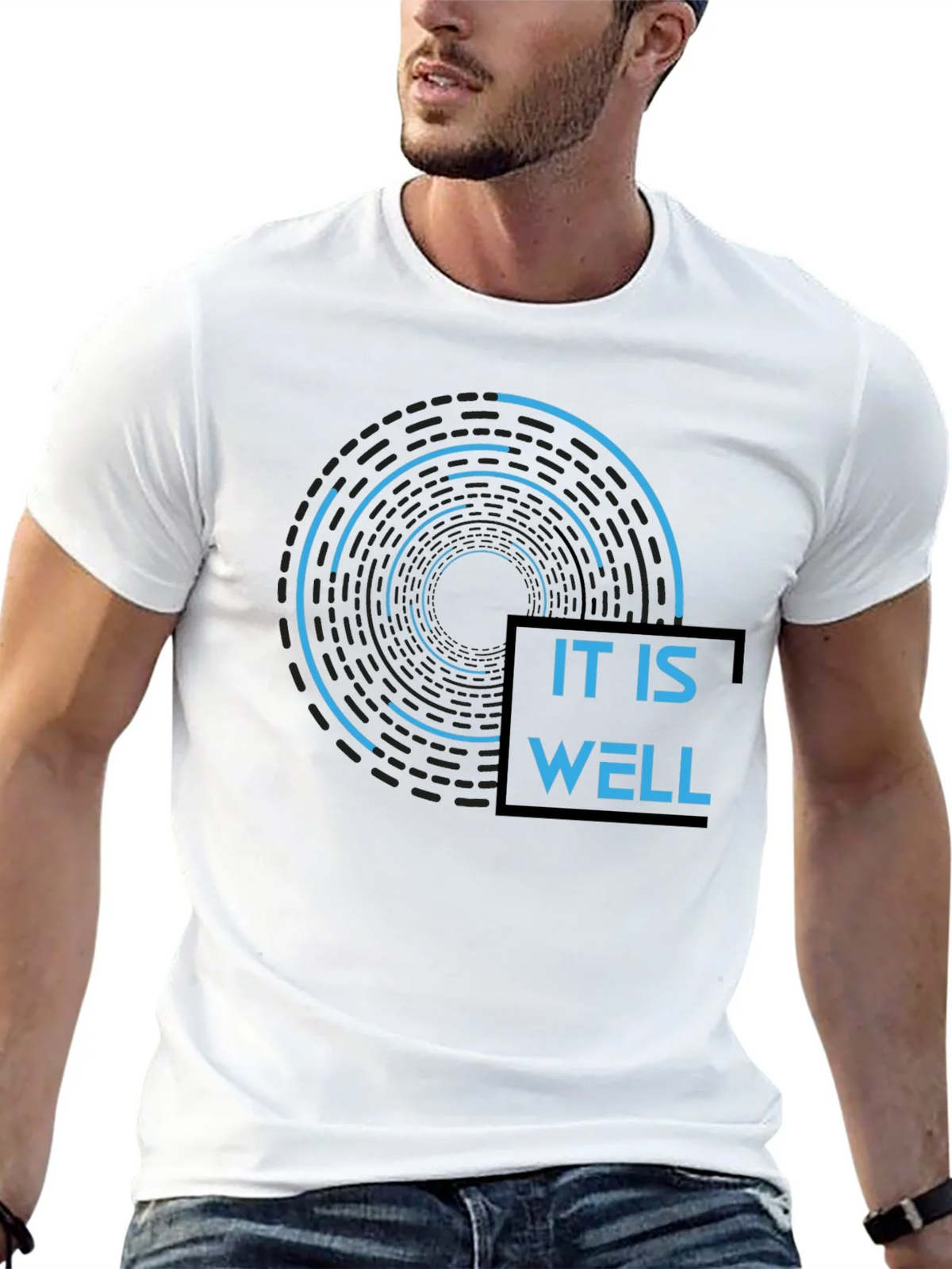 It Is Well Graphic Tee - Modern Inspirational Design product image 12