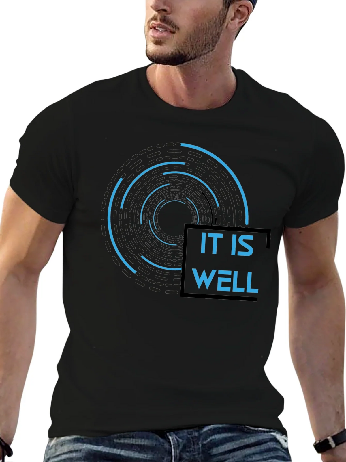 It Is Well Graphic Tee - Modern Inspirational Design product image 6