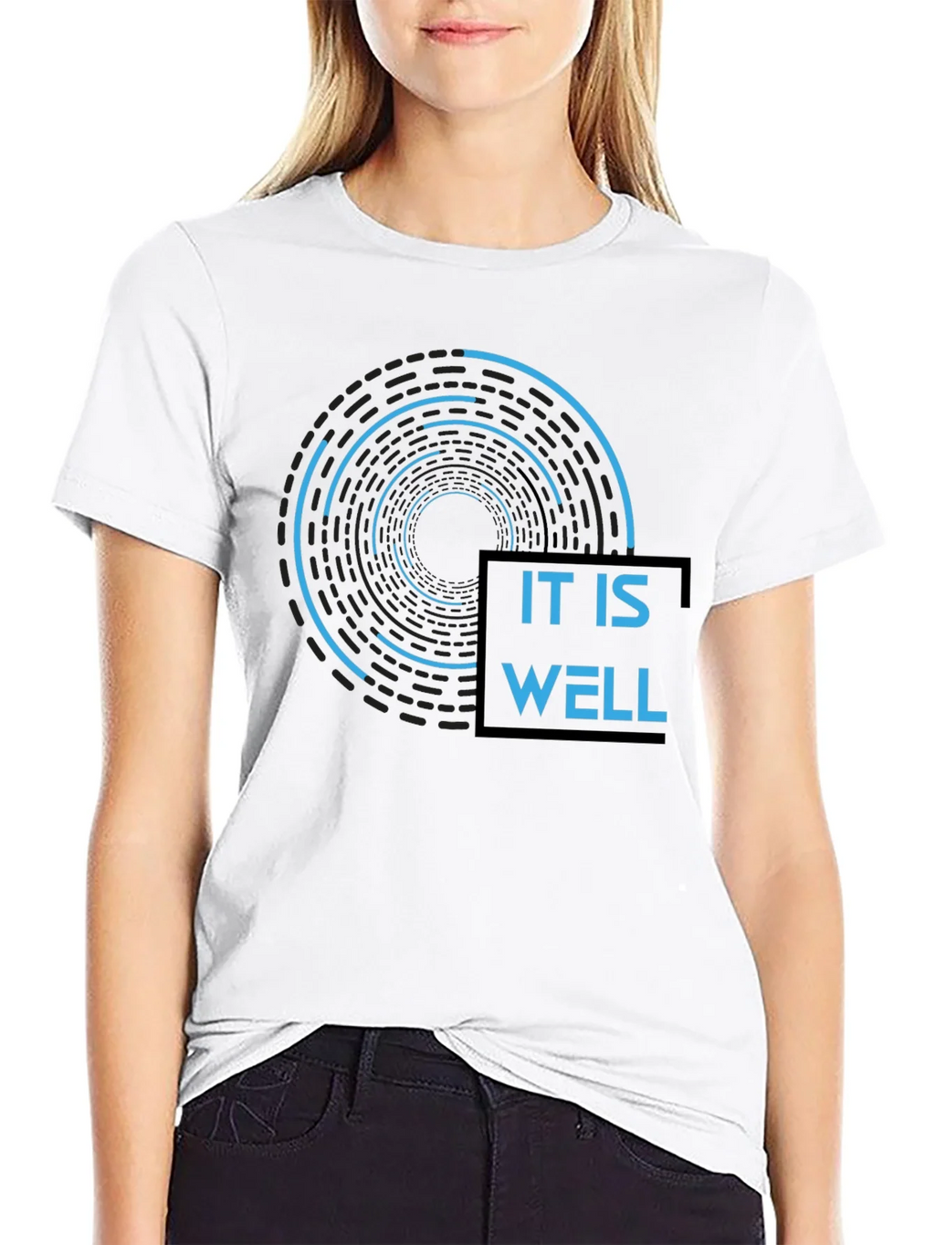 It Is Well Graphic Tee - Modern Inspirational Design product image 8