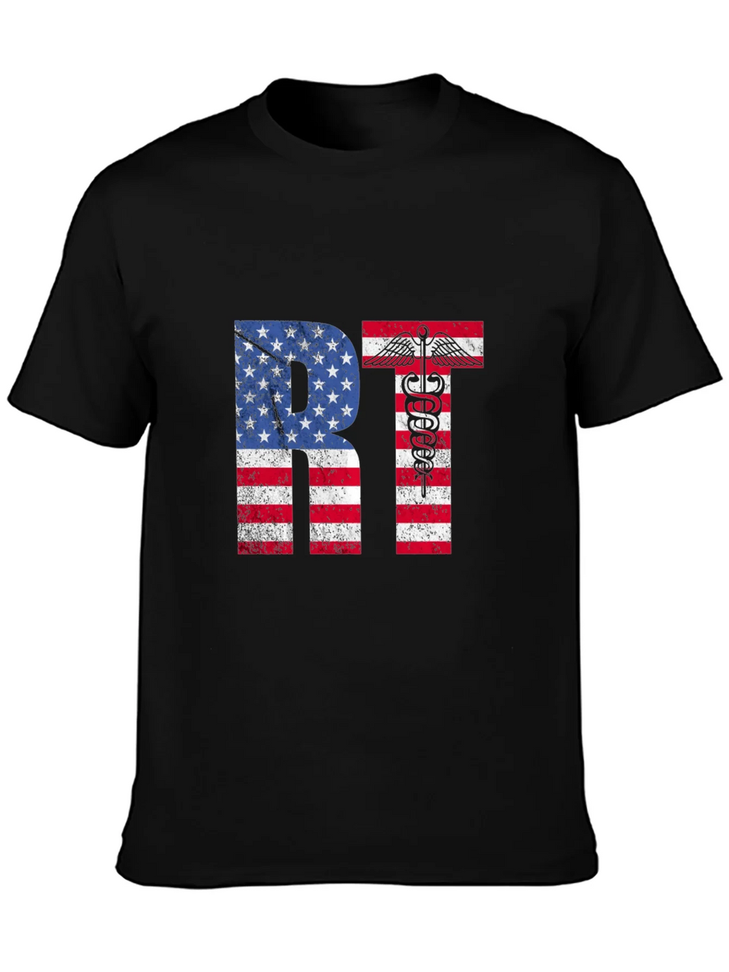 American RT T-Shirt Respiratory Therapist USA Flag Tee product image 3