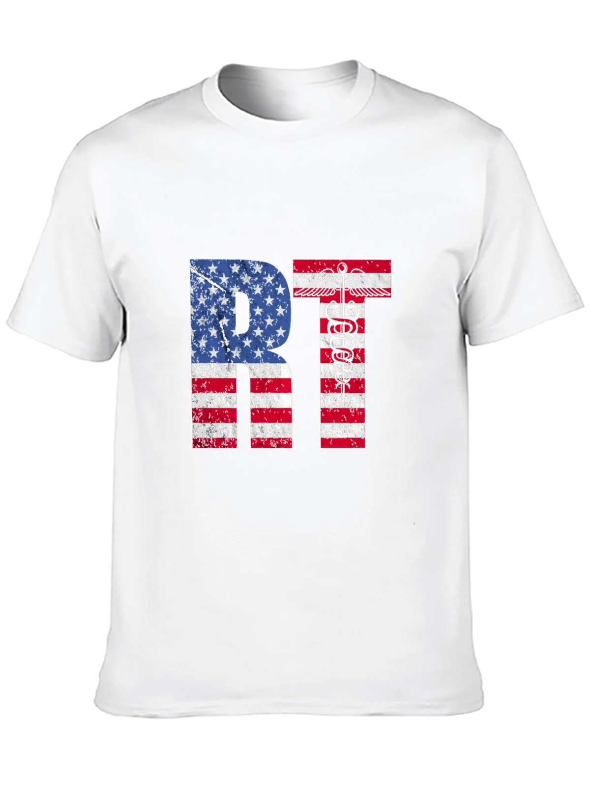 American RT T-Shirt Respiratory Therapist USA Flag Tee product image 7